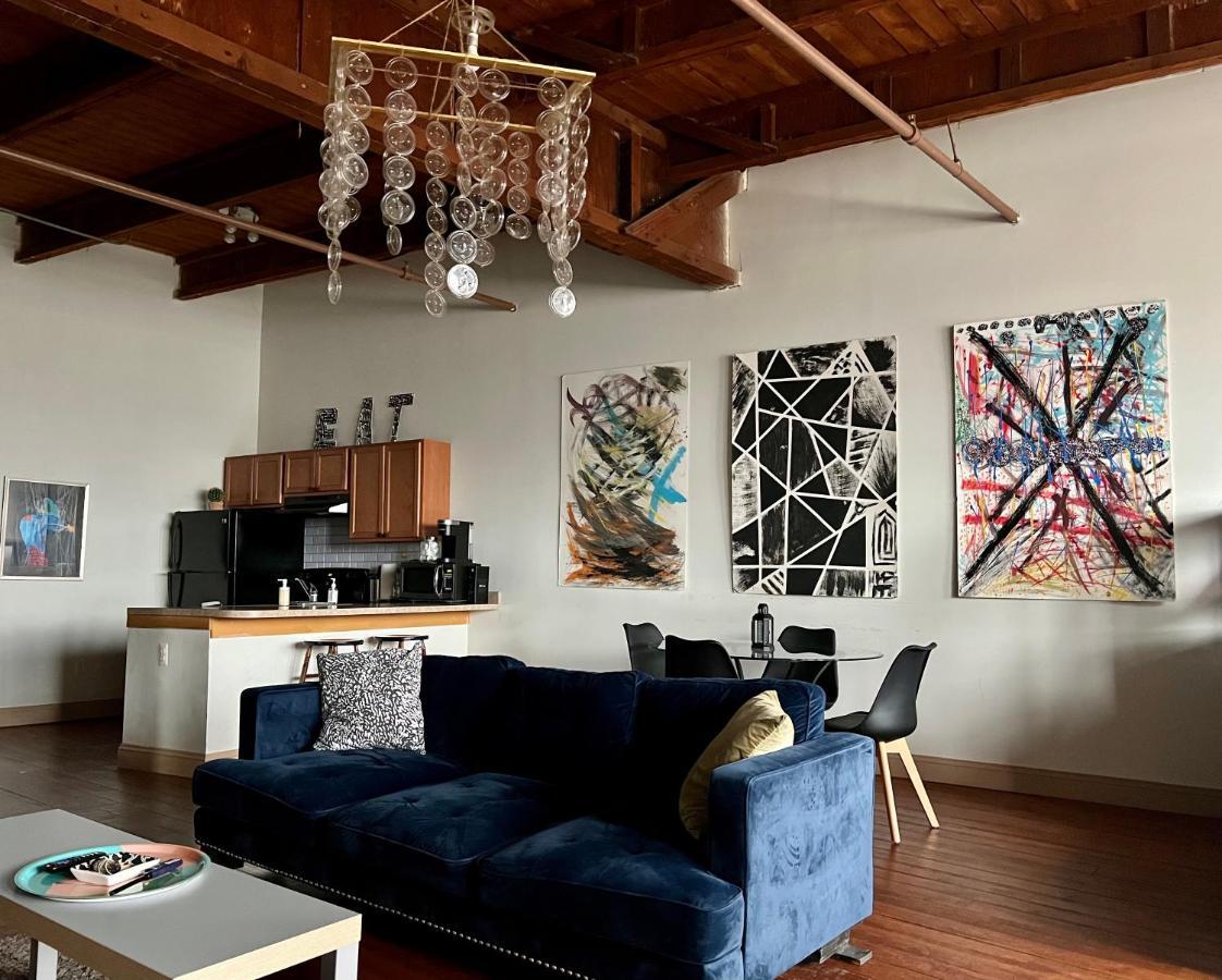 底特律420 Friendly Skyline View Downtown Loft Free Parking公寓 外观 照片