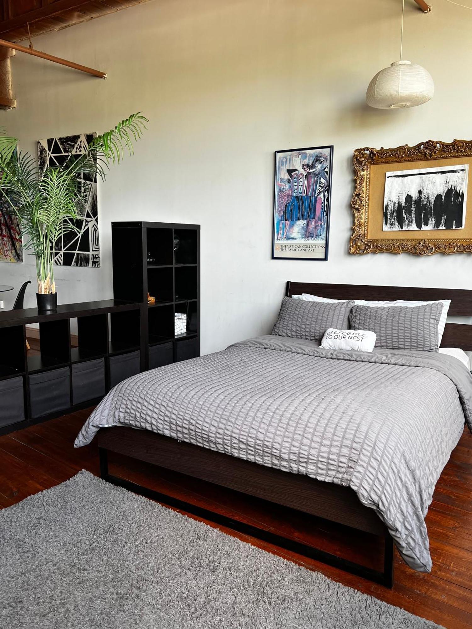 底特律420 Friendly Skyline View Downtown Loft Free Parking公寓 外观 照片